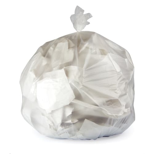 Can Liner, High Density, 20x22, Clear, 6 Micron, 7 Gallon